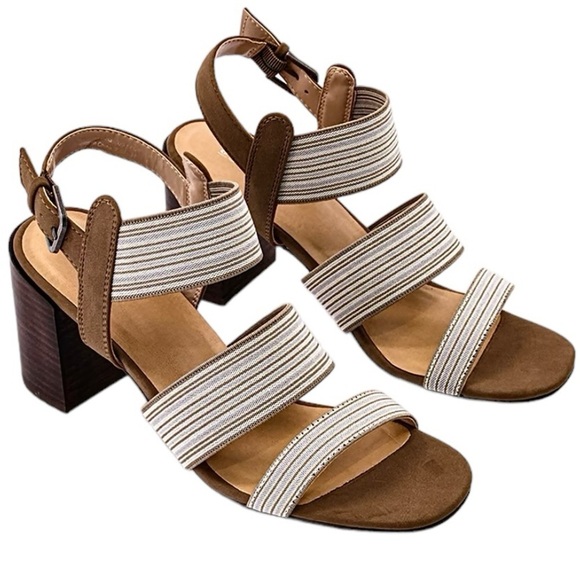 Market & Spruce Shoes - Market And Spruce Women’s Adjustable Buckle Open Toe Sandals Taupe Size 8.5
